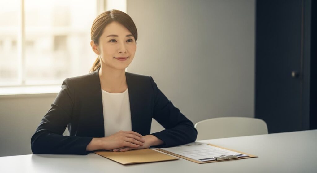 相談にのる女性探偵